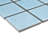 Celadon Aqua 11-5/8 in. x 11-5/8 in. Porcelain Mosaic Floor and Wall Tile