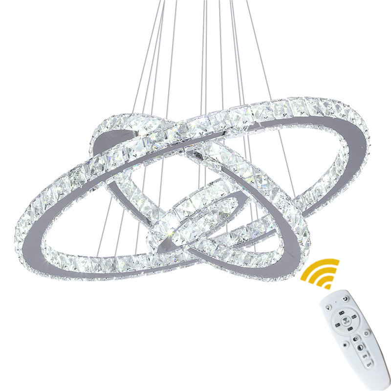 3 - Light Dimmable LED Chandelier