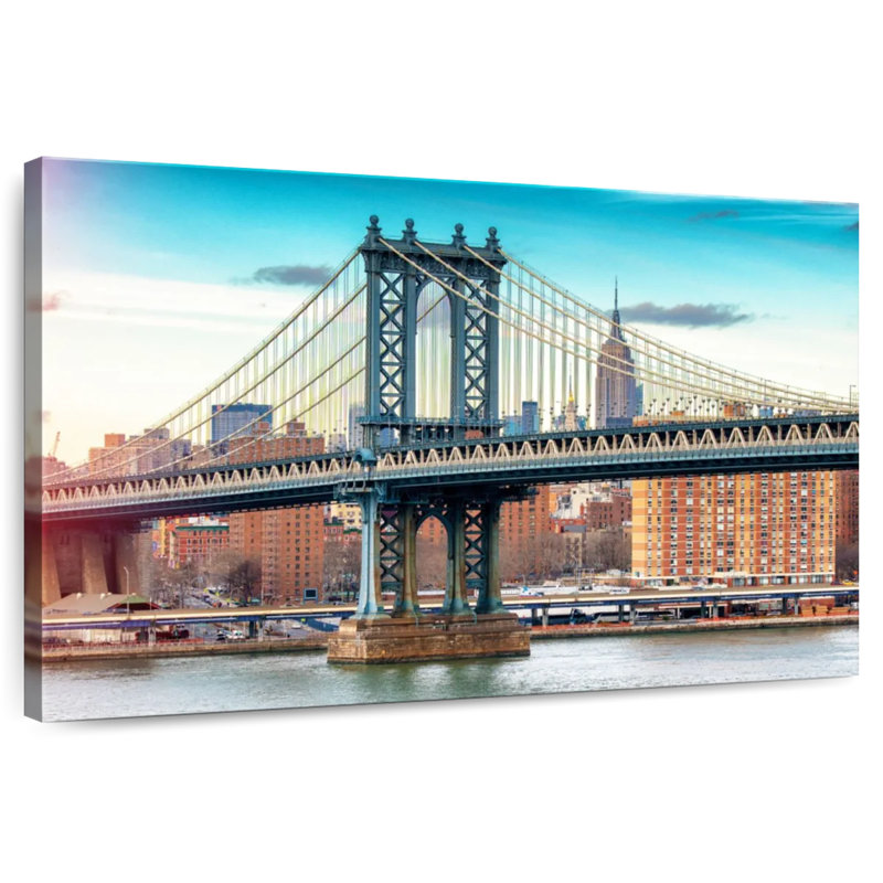 Lilie Manhattan Bridge, couleur, H 8 po x l 12 po