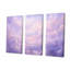 «Purple Pastel Lansdcape - Clouds», ensemble de reproduction d'art mural-107733712-107733700