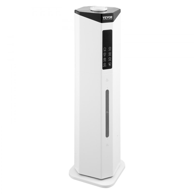 Humidificateur commercial brume froide / chaude 2,4 gallons pour recharge supérieure 430,6 pieds carrés