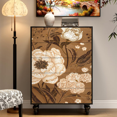 Nouveau buffet à cinq tiroirs de style chinois