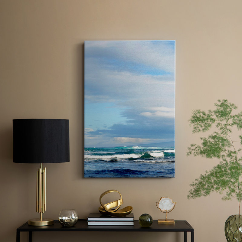 Bleu infini - Cavas enveloppés de galerie, H 36 po x l 24 po