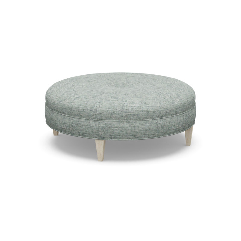 Round Ottoman, 9637-49, Sandstone