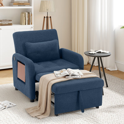 Upholstered Fabric Standard Recliner