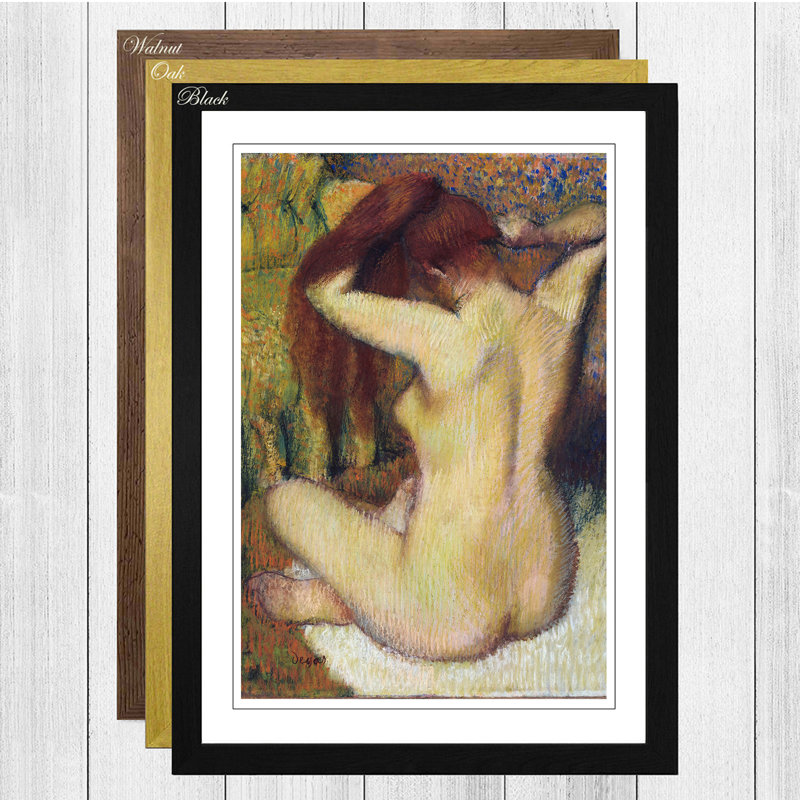 Edgar Degas - Single Picture Frame Painting, Walnut