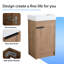 Ensemble de meuble-lavabo simple 19 po Wrington
