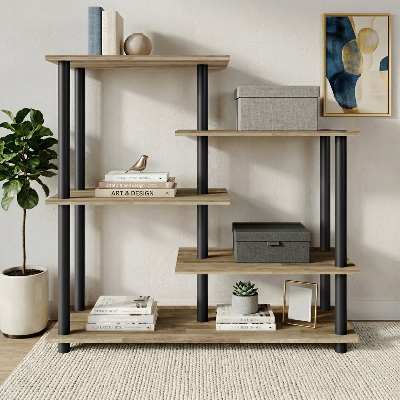 Tablette polyvalente à 5 niveaux Easy Twist, Chêne naturel