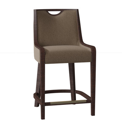 Anthony Upholstered Counter Stool with Solid Wood Frame