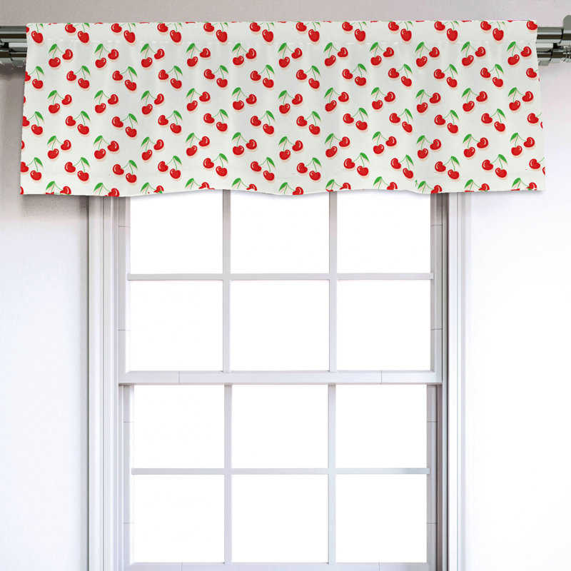 Sateen Ruffled Window Valance