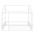 Full Size Metal House-Style Bed Frame-121384818