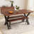 Kristofer 63'' Kitchen Dining Table Set, Rectangle Kitchen Table with Storage, Dining Table with 2 Benches-122056383