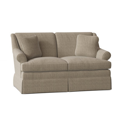 Connor 59" Rolled Arm Loveseat with Reversible Cushions by Birch Lane