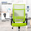 Chaise de bureau ergonomique, chaise de bureau en filet, chaise de travail roulante à hauteur réglable et support lombaire-68297477