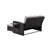 60'' Wide Wicker Loveseat with Sunbrella® Cushions