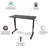 Fontclair Adjustable Metal Base Standing Desk-1808896601-1808896552