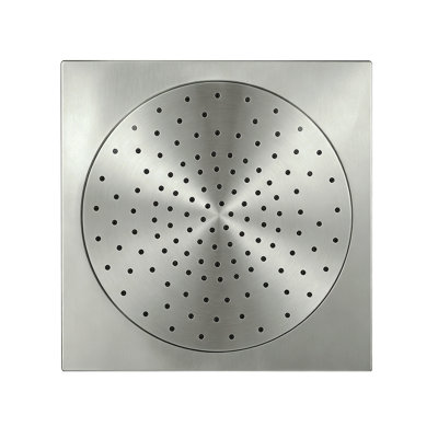 Pomme de douche carrée en goutte d'eau 12 pouces Kingston Brass Claremont