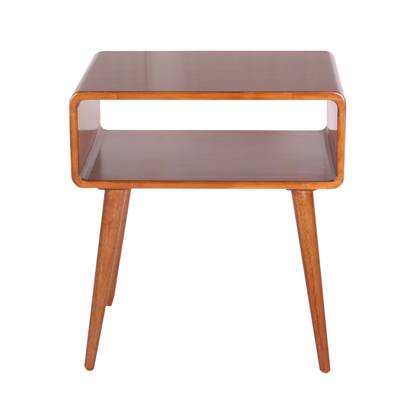 Solid Wood End Table, Natural