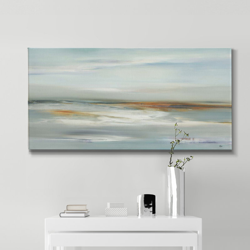 Calm Viewpoint III - toile tendue avec châssis de qualité supérieure - prête à être accrochée - impression