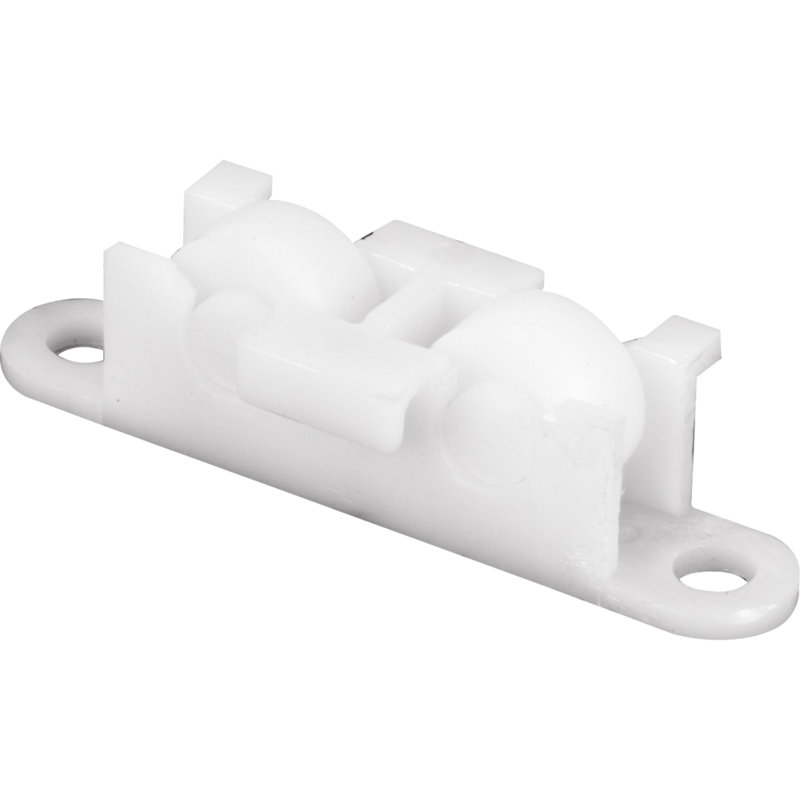 Prime-Line Roller Assembly, 3/8 in., Plastic, Flat Edge, Tandem