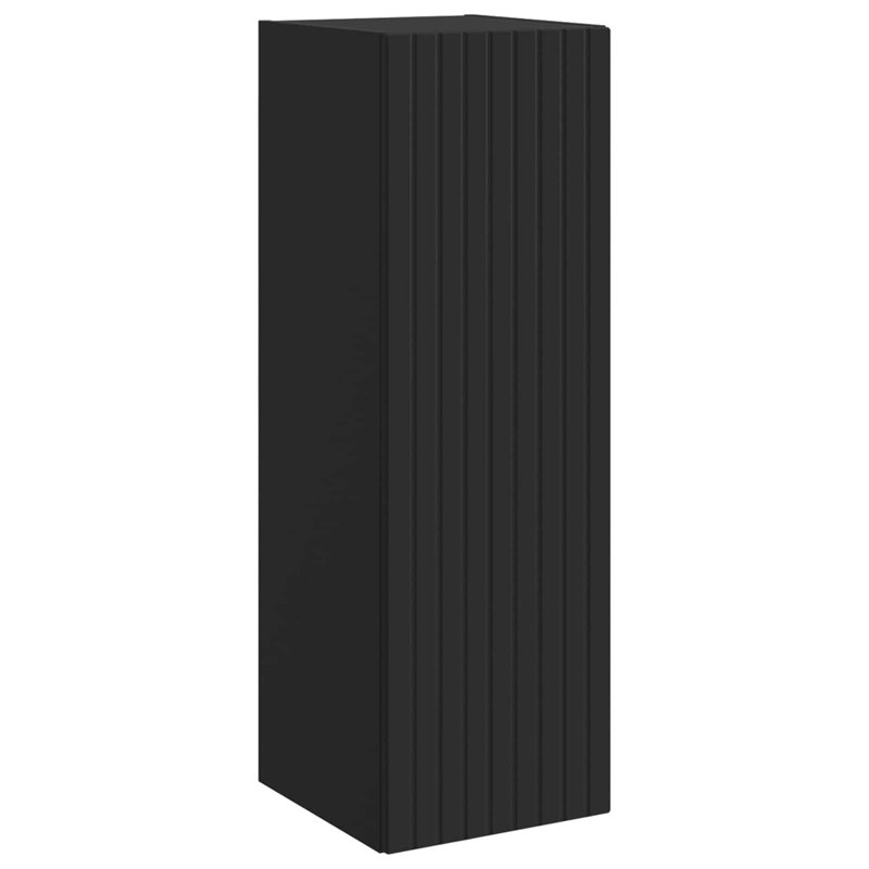 Linen Cabinet, 100cm H x 33cm W x 34.5cm D, Black