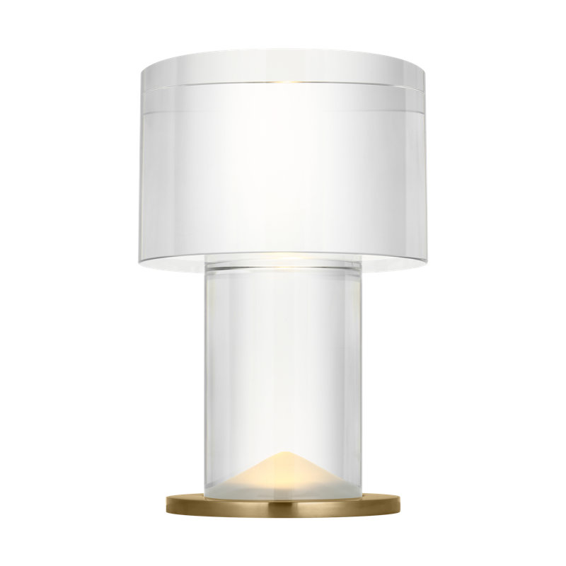 Beryl LED Table Lamp, Hand-Rubbed Antique Brass