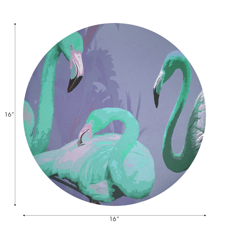 Palm Springs Pebble 16" Vinyl Placemat, Wisteria