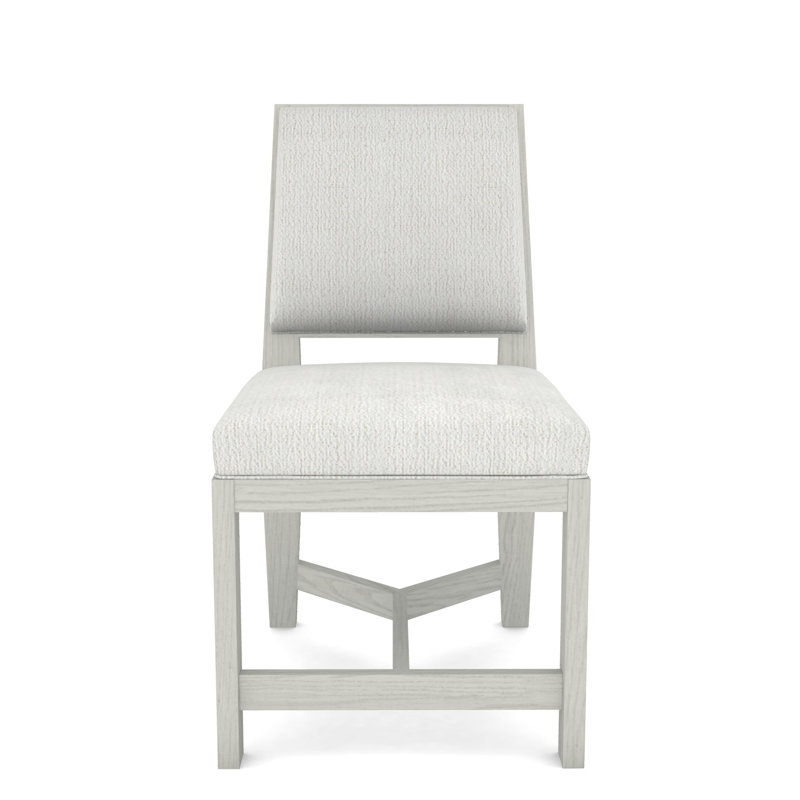 Thom Filicia Home Upholstered Back Side Chair, Casa Blanca, Kennelly Snow