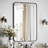 Jyun Safely Rounded Rectangle Metal Bathroom Mirror-92729439-92729437