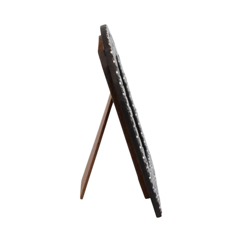Picture Frame Metal Wood Glass Steel Contemporary Modern Arched Design Durable Stylish Versatile Freestanding Display