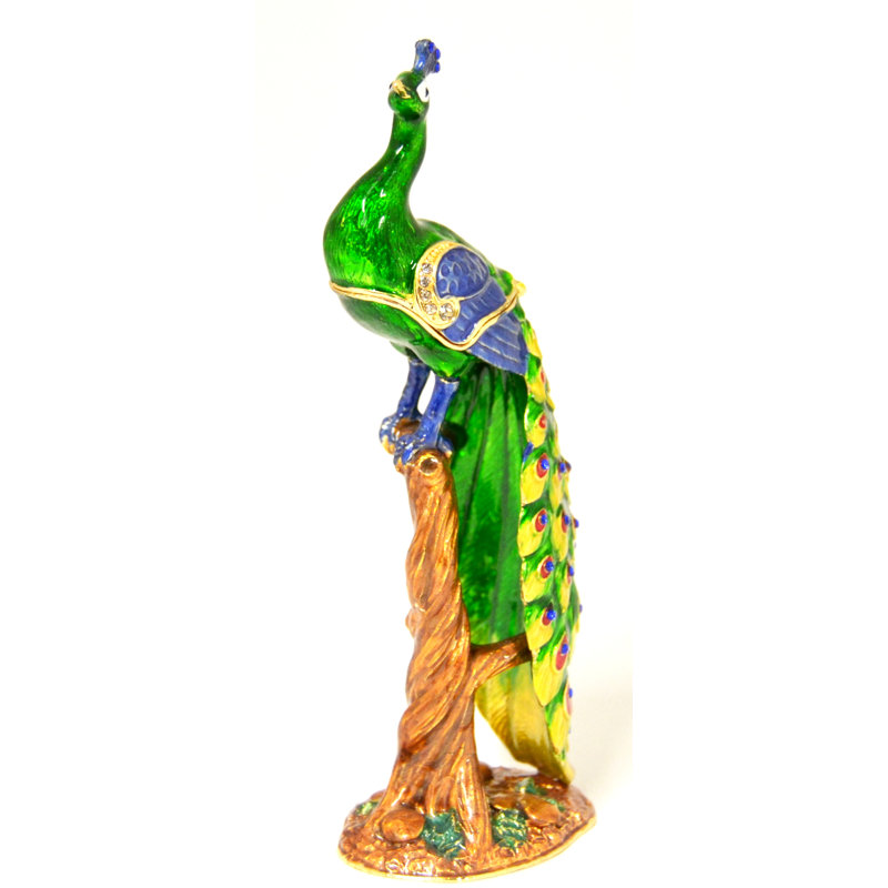 Peacock Metal Decorative Box