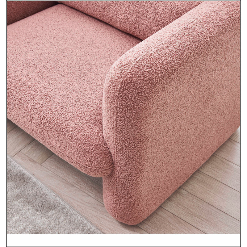 Fauteuil d'appoint 34 po avec coussin de soutien, Rose