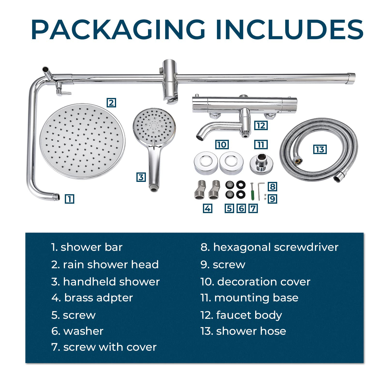 FUNDUXA Stainless Steel Wall Mounted Outdoor Shower Wayfair