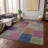 Washable Patchwork Indoor / Outdoor Rug-593042584