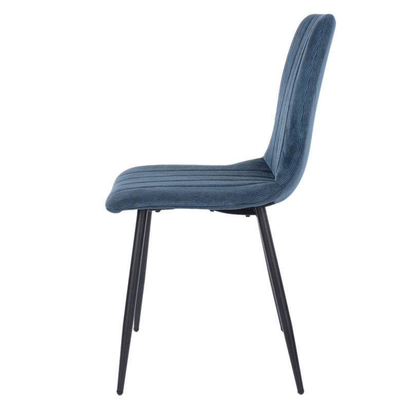 Kalie PAIR of Upholstered Dining Chairs, Blue
