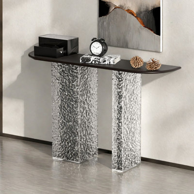 Modern minimalist acrylic console table
