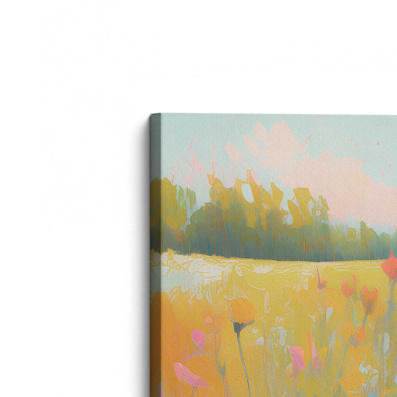 Symphony of Pastel Meadows III, toile tendue, H 18 po x l 12 po