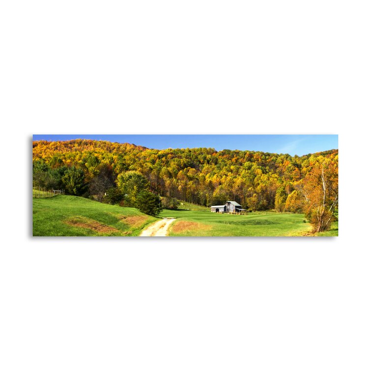 August Grove® 'Rolling Autumn Hills II' Photographic Print | Wayfair