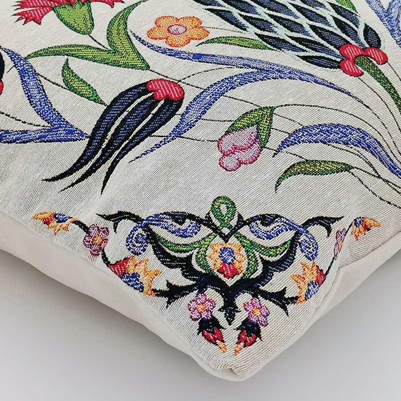 Beldibi Indoor / Outdoor Floral Square Cushion