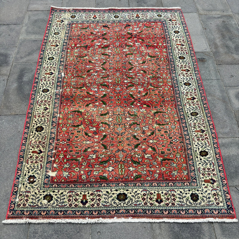 Tapis décoratif antique en laine Kaiseri
