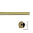 Maple 8.06' 7-Step Wood Rolling Sunburst Wheel Ladder-83473063