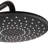 Wall Mounted Rain Showerhead And Hand Shower System With Adjustable Slide Bar (Rough-In Valve Included)