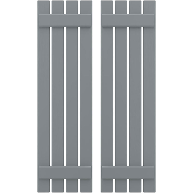 Volets de planche-n-lattes (par paire) Americraft (2 lattes), Océan, 11 1/2", 79"