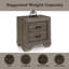 Table de chevet gris vieilli