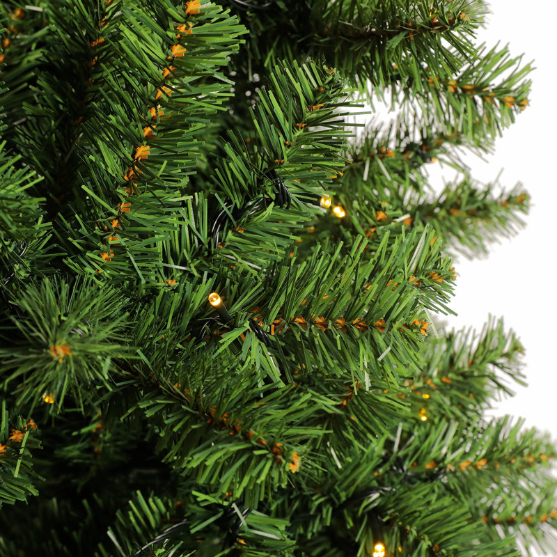 Arbre de Noël artificiel lumineux 7,5 pi