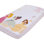Drap-housse pour lit de bébé NoJo Disney Princess Make A Wish rose, blanc et jaune