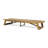Outdoor Chaise With Wood And Adjustable Seating Lounge Slat Construction-1188749845
