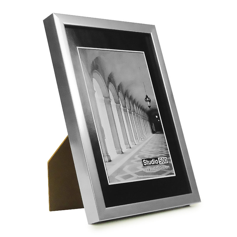 Cadre photo Glam Sleek Collection Glam Sleek, Noir mat, 11 po x 14 po