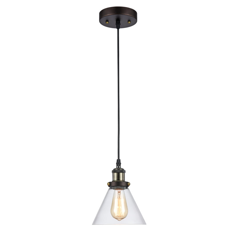 Luminaire suspendu conique à 1 lumière Gosho
