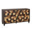 Buffet moderne à motif nid d'abeille avec rangement multifonctionnel